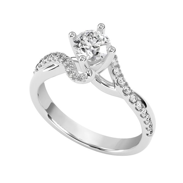 Nhẫn Nữ Kim Cương Tự Nhiên Vàng 18K