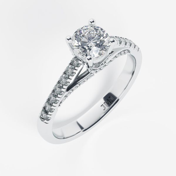 Nhẫn Nữ Kim Cương Tự Nhiên Vàng 18K