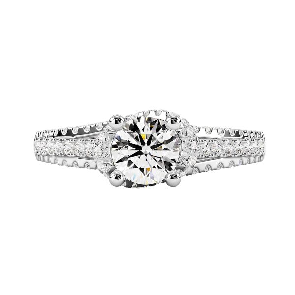 Nhẫn Nữ Kim Cương Tự Nhiên Vàng 18K