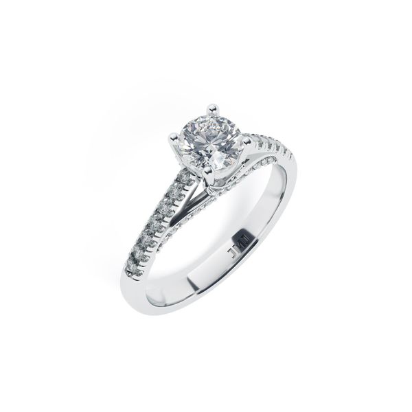 Nhẫn Nữ Kim Cương Tự Nhiên Vàng 18K