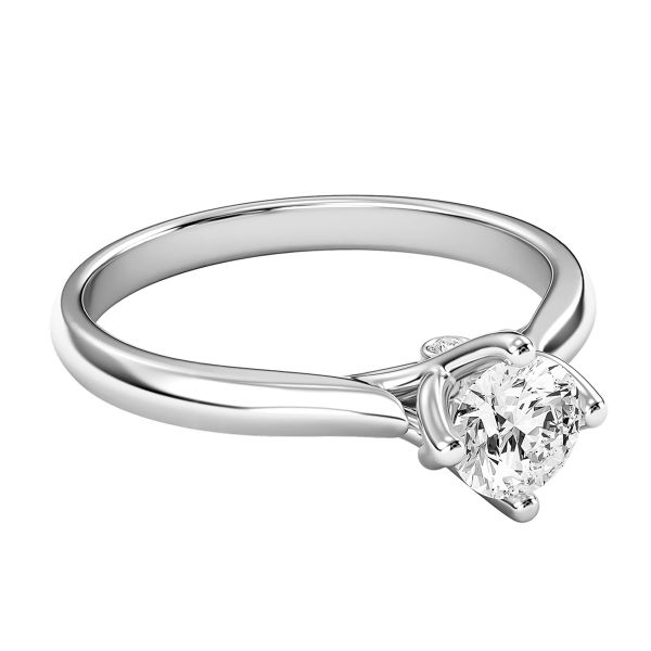 Nhẫn Nữ Kim Cương Tự Nhiên Vàng 18K
