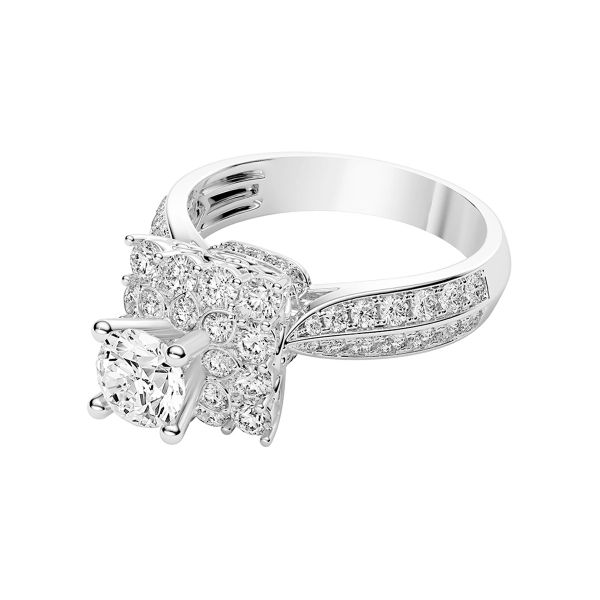 Nhẫn Nữ Kim Cương Tự Nhiên Vàng 18K