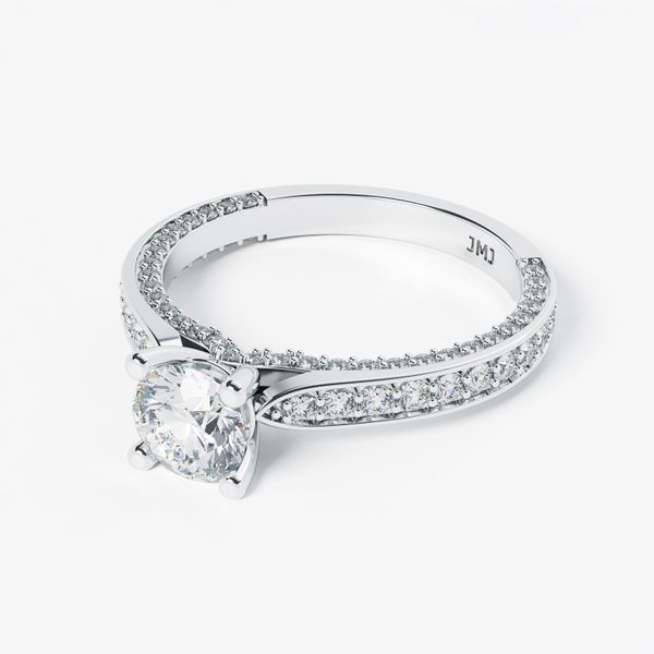 Nhẫn Nữ Kim Cương Tự Nhiên Vàng 18K