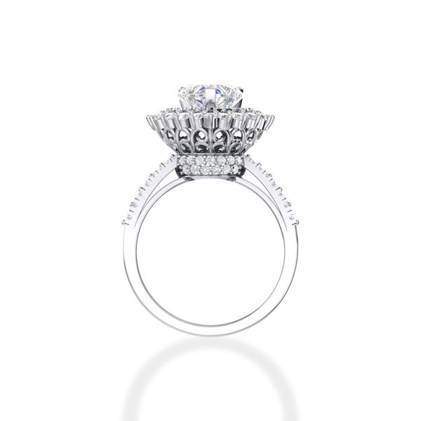 Nhẫn Nữ Kim Cương Tự Nhiên Vàng 18K