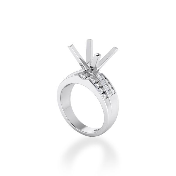 Nhẫn Nữ Kim Cương Tự Nhiên Vàng 18K