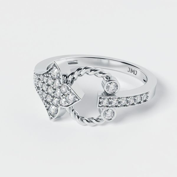 Nhẫn Nữ Kim Cương Tự Nhiên Vàng 18K
