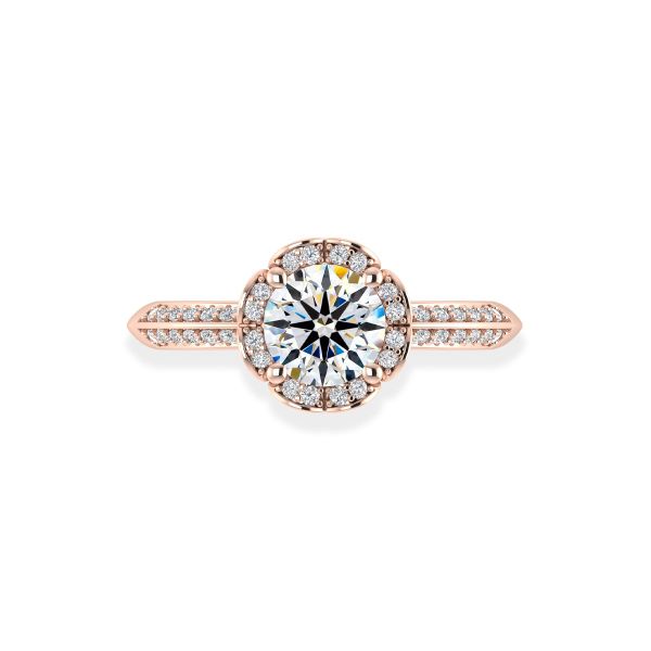 Nhẫn Nữ Kim Cương Tự Nhiên Vàng 18K