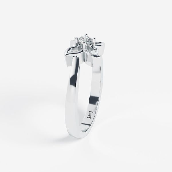 Nhẫn Nữ Kim Cương Tự Nhiên Vàng 18K