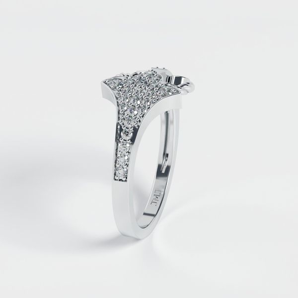 Nhẫn Nữ Kim Cương Tự Nhiên Vàng 18K