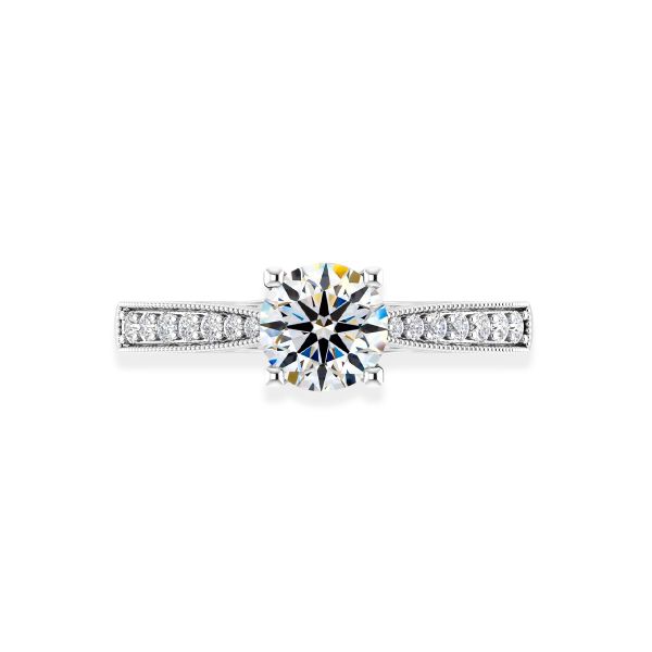 Nhẫn Nữ Kim Cương Tự Nhiên Vàng 18K