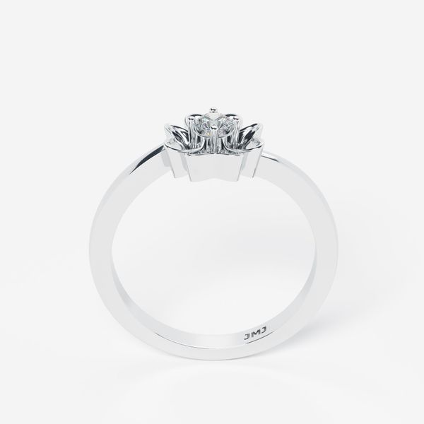 Nhẫn Nữ Kim Cương Tự Nhiên Vàng 18K