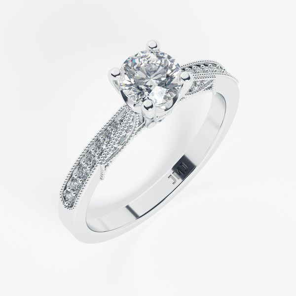 Nhẫn Nữ Kim Cương Tự Nhiên Vàng 18K