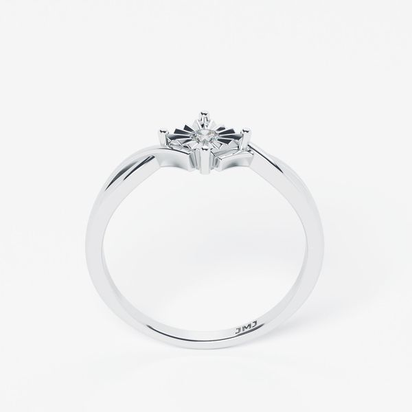 Nhẫn Nữ Kim Cương Tự Nhiên Vàng 18K