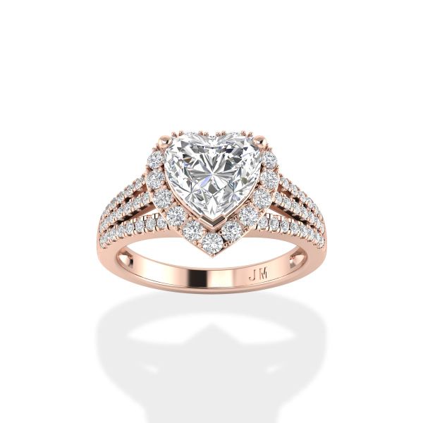 Nhẫn Nữ Kim Cương Tự Nhiên Vàng 18K