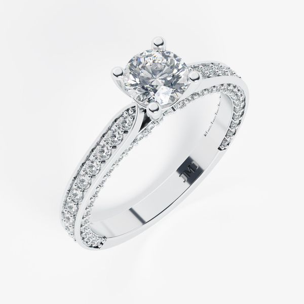 Nhẫn Nữ Kim Cương Tự Nhiên Vàng 18K