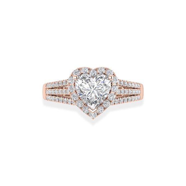 Nhẫn Nữ Kim Cương Tự Nhiên Vàng 18K