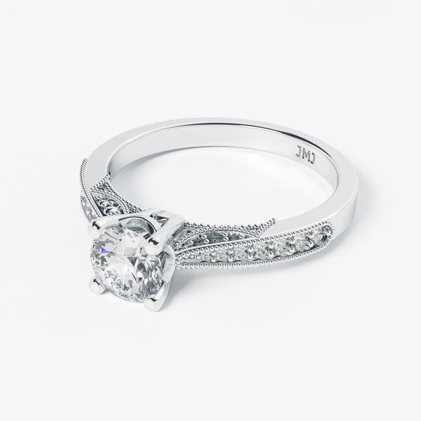 Nhẫn Nữ Kim Cương Tự Nhiên Vàng 18K