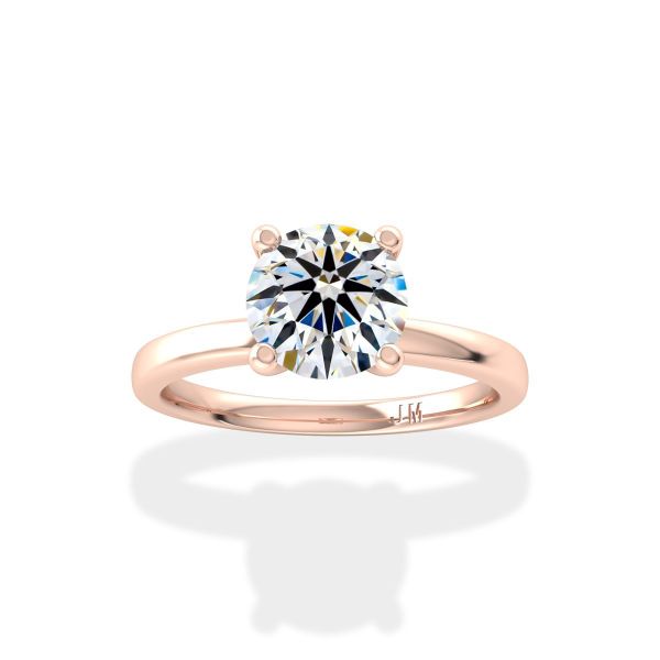Nhẫn Nữ Kim Cương Tự Nhiên Vàng 18K