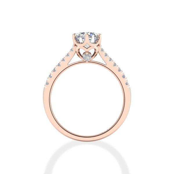 Nhẫn Nữ Kim Cương Tự Nhiên Vàng 18K