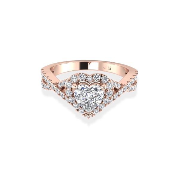 Nhẫn Nữ Kim Cương Tự Nhiên Vàng 18K