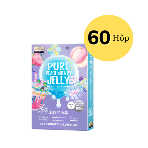 THÙNG MẶT NẠ THẠCH JELLY ĐÀO DƯỠNG DA TRẮNG SÁNG