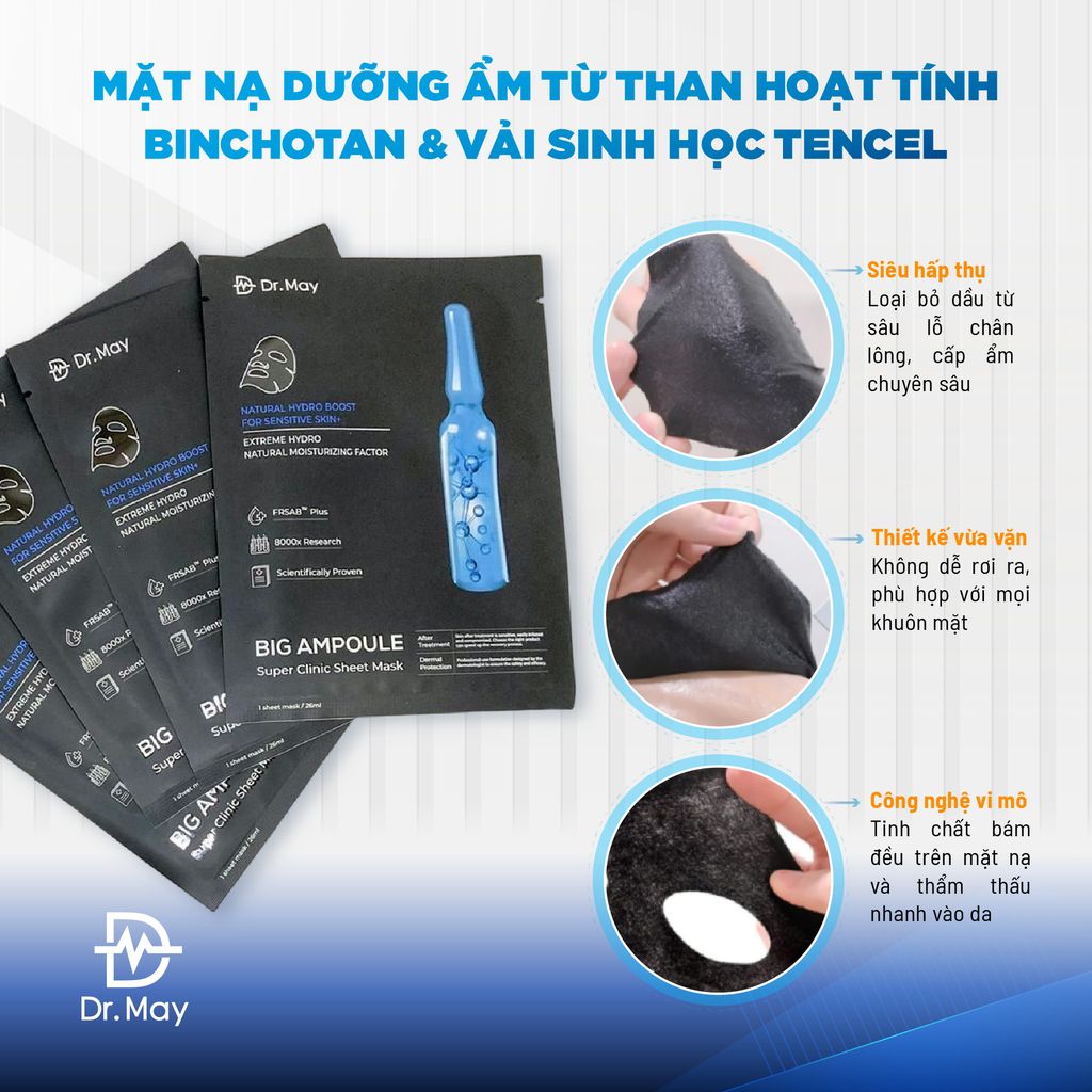 COMBO 2 HỘP MẶT NẠ DR.MAY DƯỠNG ẨM CHUYÊN SÂU - DR.MAY PROFESSIONAL MOISTURIZING MASK