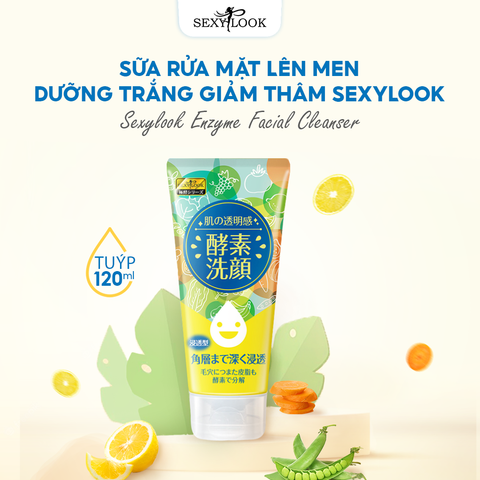 COMBO 2 TUÝP SỮA RỬA MẶT LÊN MEN DƯỠNG TRẮNG GIẢM THÂM