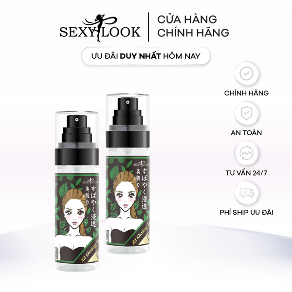 COMBO 2 CHAI XỊT KHOÁNG TRÀM TRÀ HỖ TRỢ GIẢM DẦU MỤN VÀ DƯỠNG ẨM DA SEXYLOOK