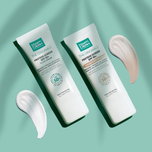 Kem Chống Nắng MartiDerm The Originals Proteos Screen SPF50+ Fluid Cream 40