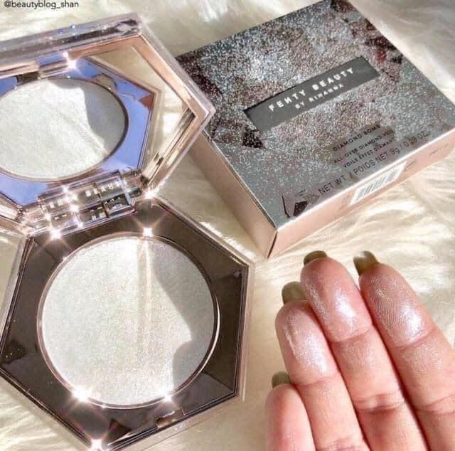 Set Highlight và Son Bóng Fenty Beauty Diamond Bomb Baby Luminizing Set