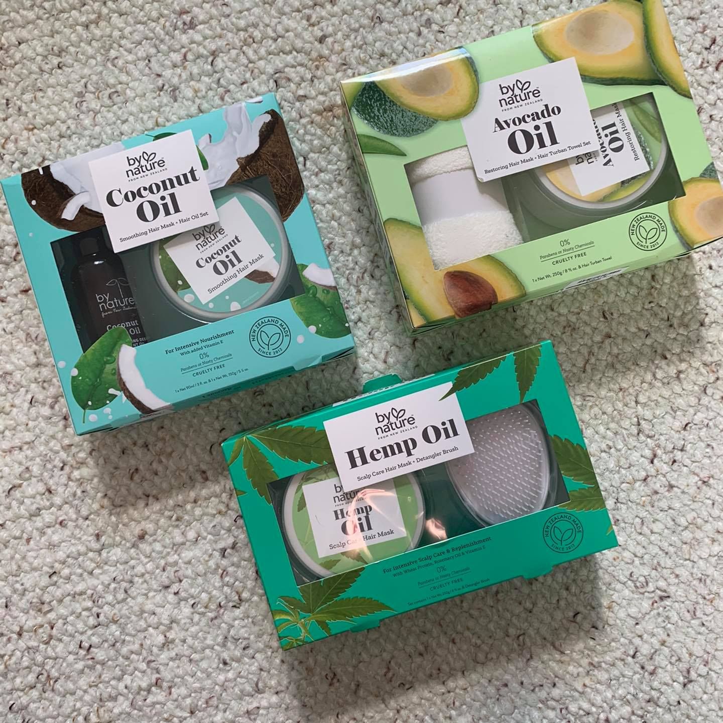 Set Mặt Nạ Nuôi Dưỡng Tóc Hemp Oil By Nature