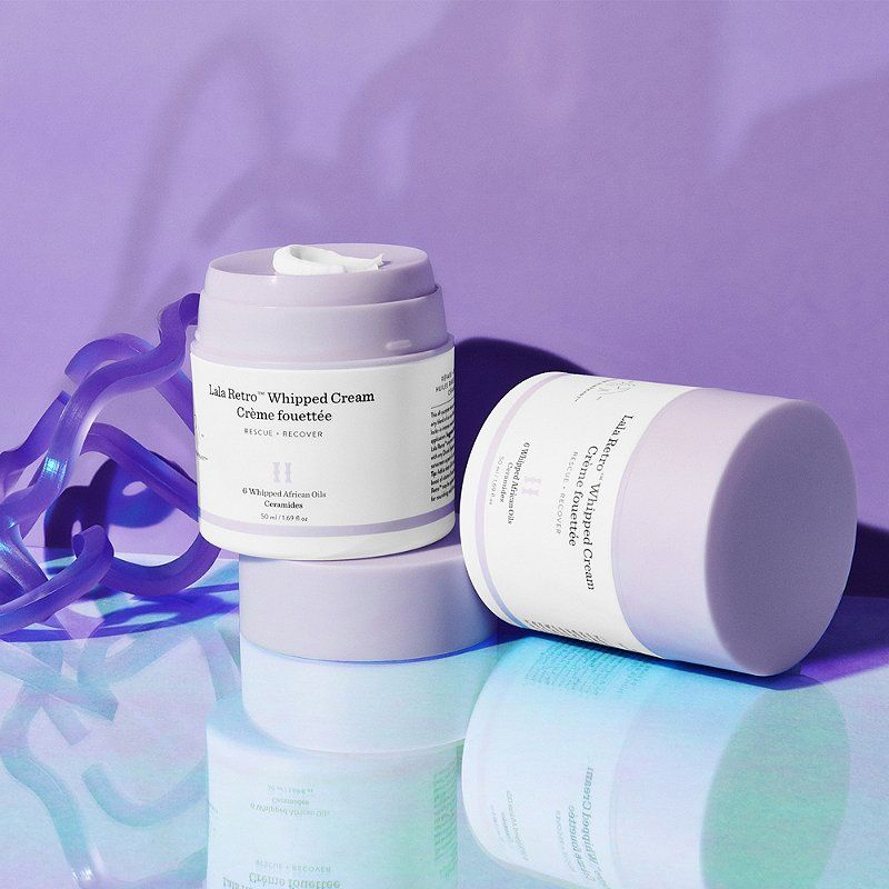 Set Dưỡng Da Drunk Elephant Lala Retro Whipped Cream & O-Bloos Rosi Drops