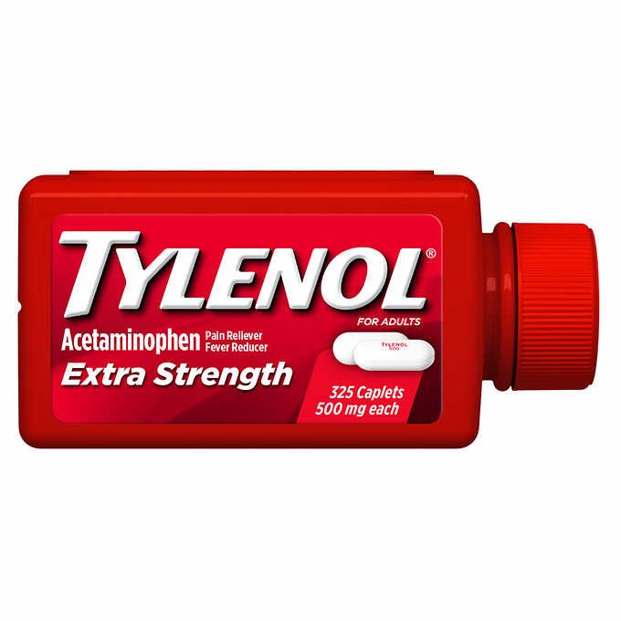 Thuốc Giảm Đau Hạ Sốt Tylenol Extra Strength 500 mg 325 viên