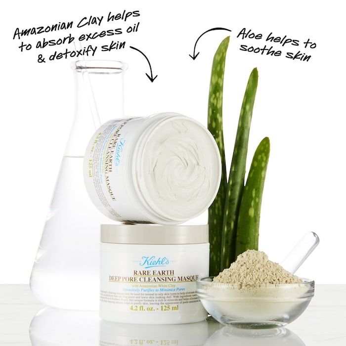 Mặt Nạ Đất Sét Giảm Dầu Thừa, Sạch Lỗ Chân Lông Rare Earth Deep Pore Cleansing Kiehl's