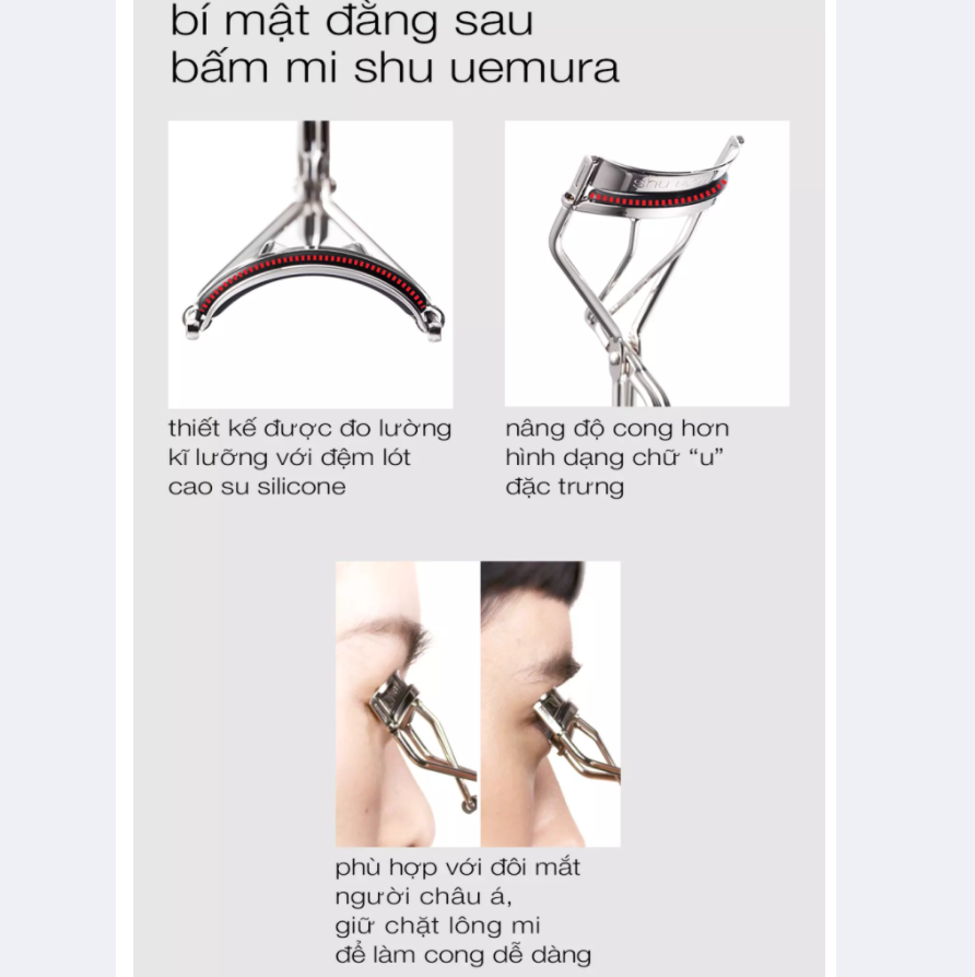 Kẹp Bấm Mi Cong Shu Uemura Eyelash Curler