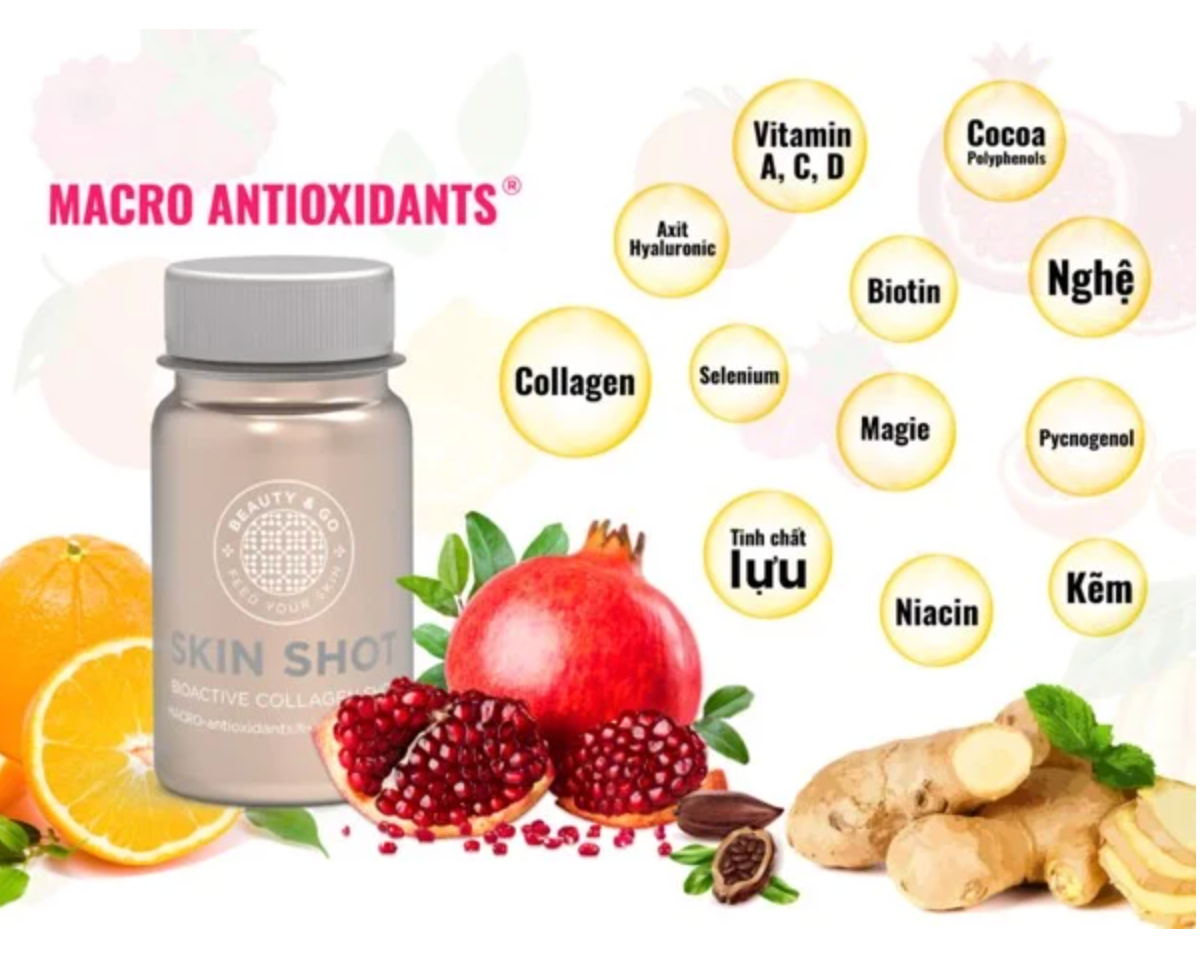 Nước Uống Collagen Đẹp Da Chống Lão Hoá Skin Shot