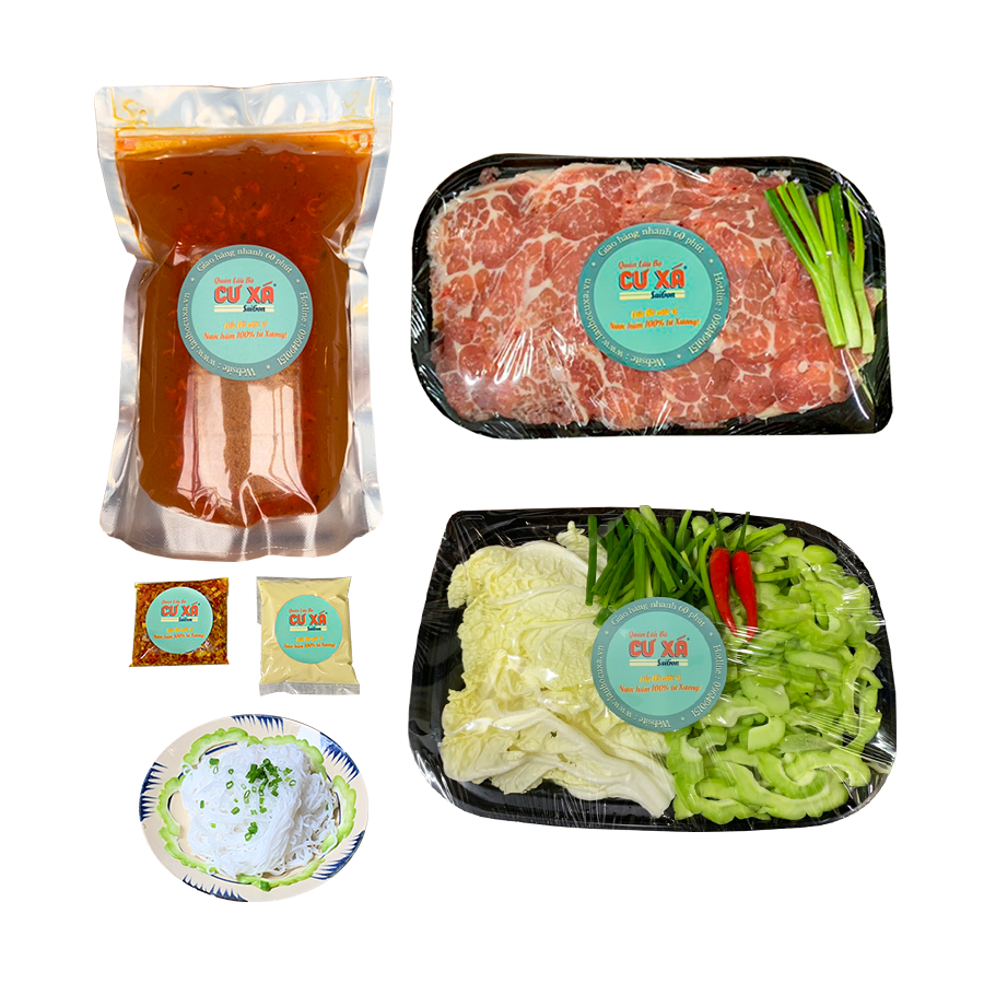 Gù bò nhúng ớt size L đóng gói