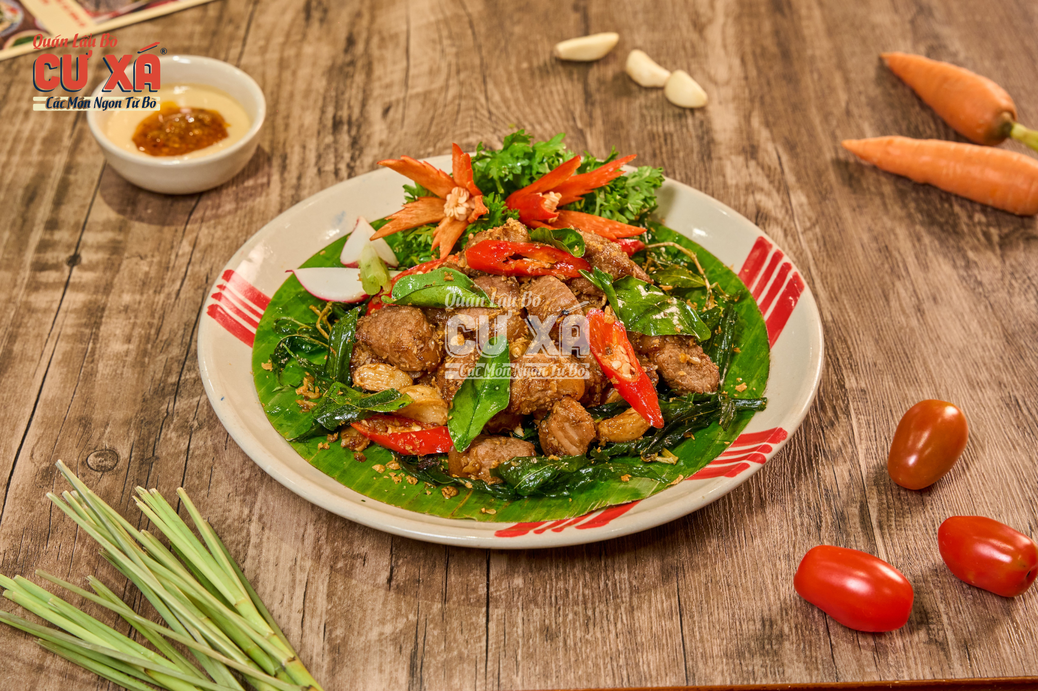Bò Tơ Nguyên Da Cháy Tỏi