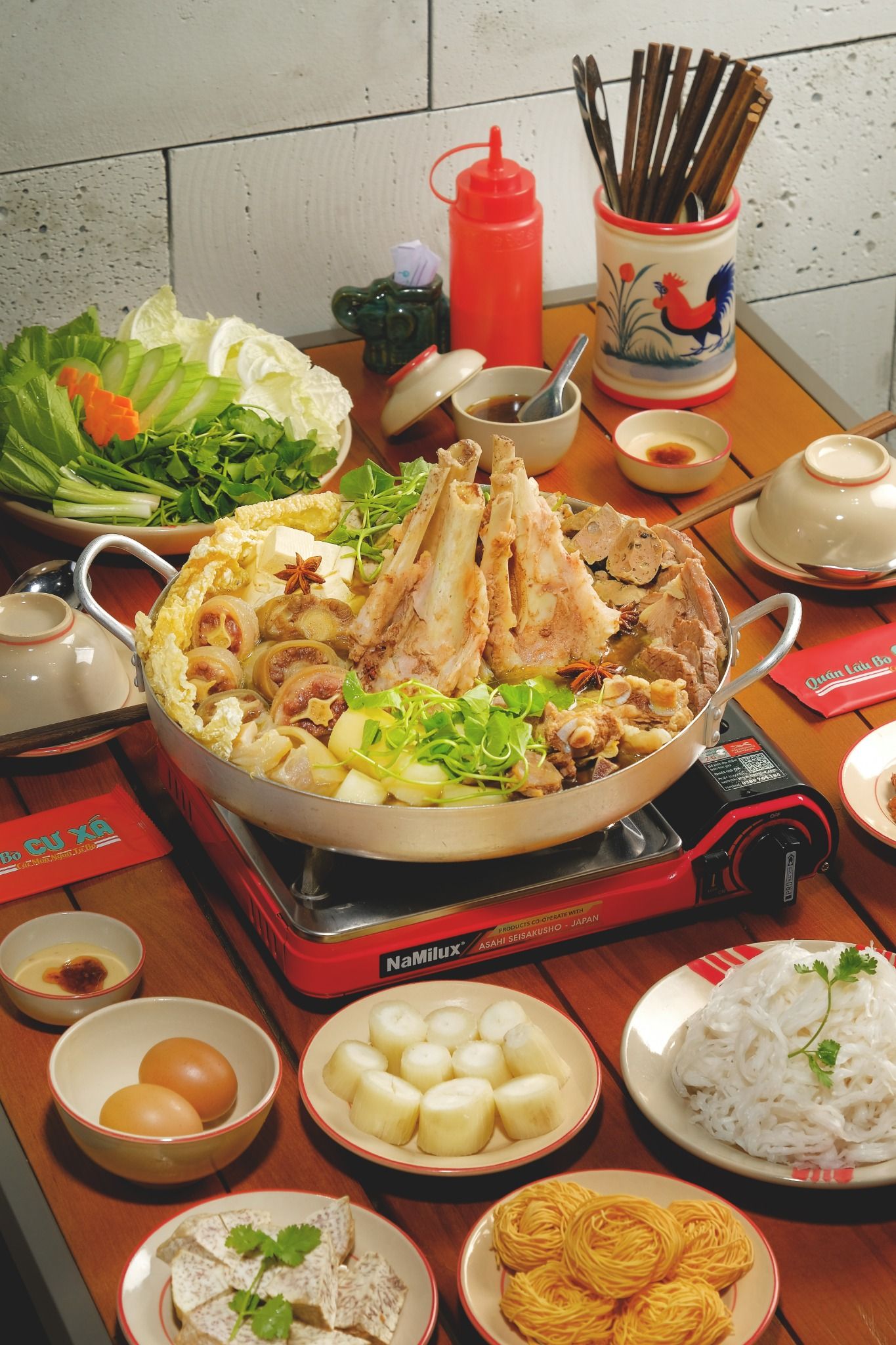 Lẩu bò cư xá đặc biệt có xí quách
