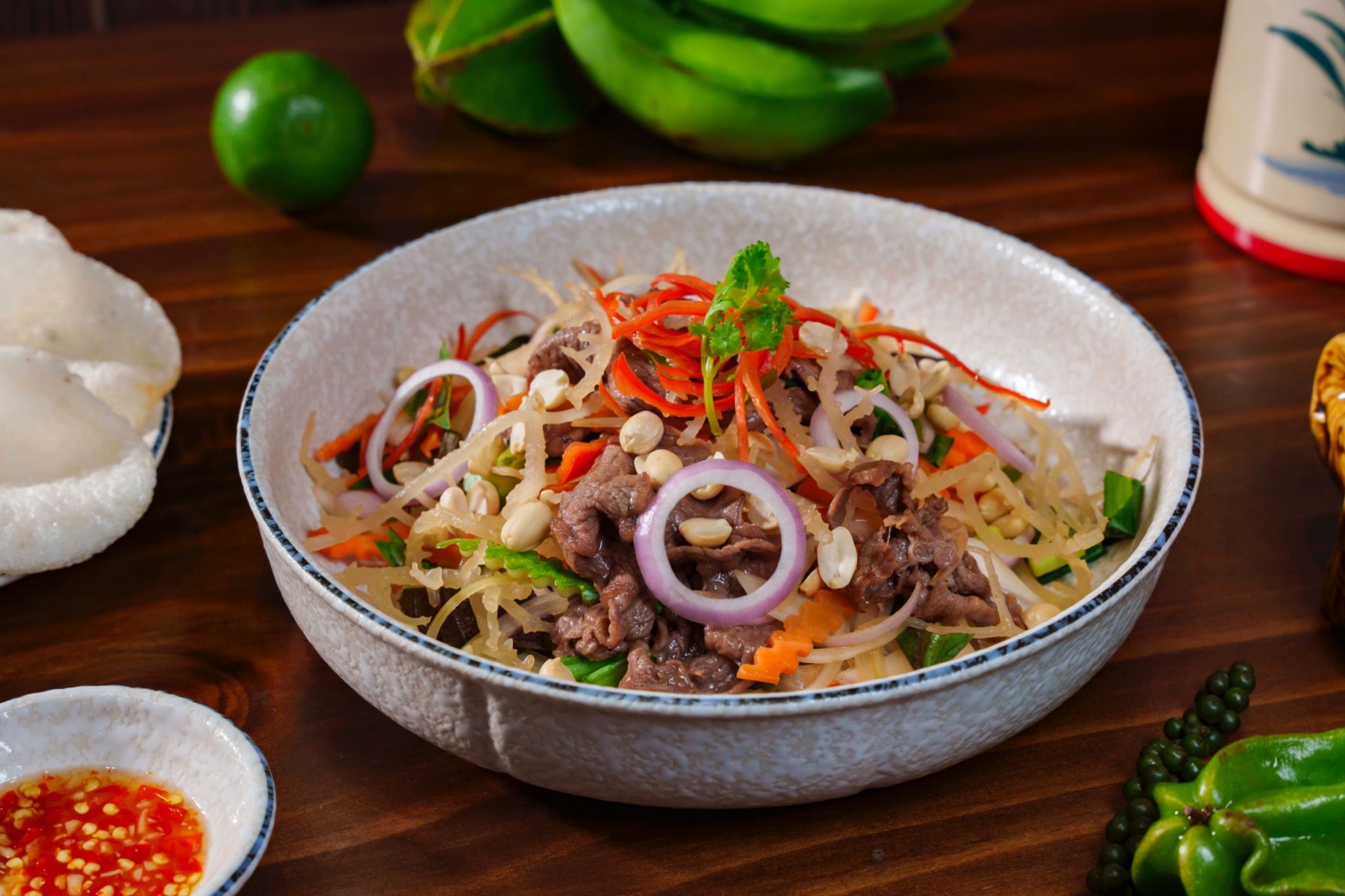 Gỏi Bắp Bò Rong Sụn Giòn