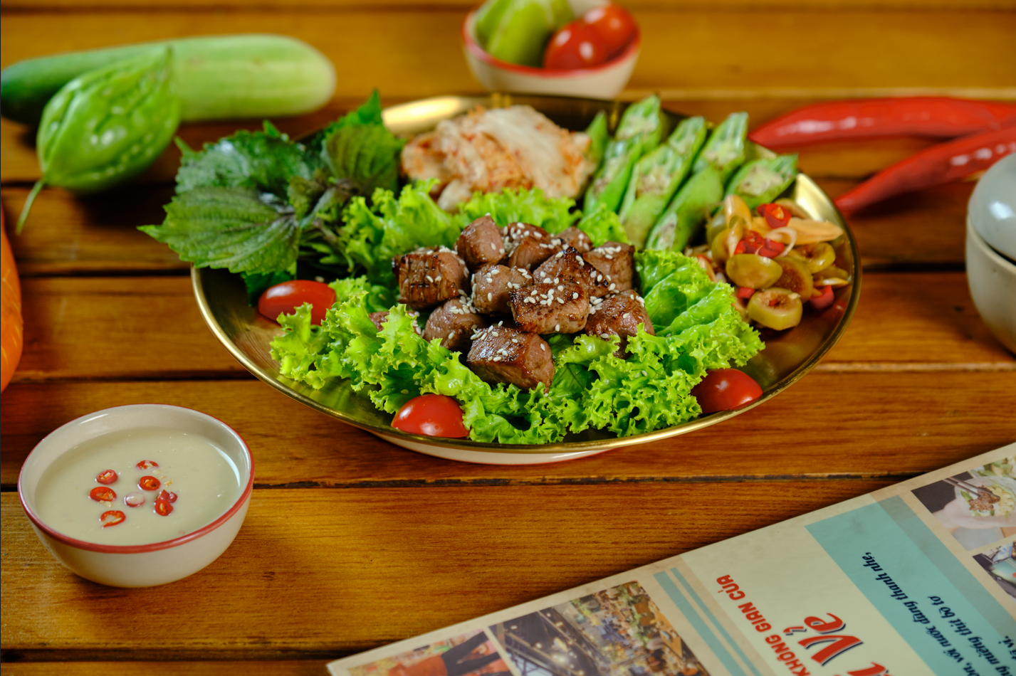 Gù Bò Nướng mè
