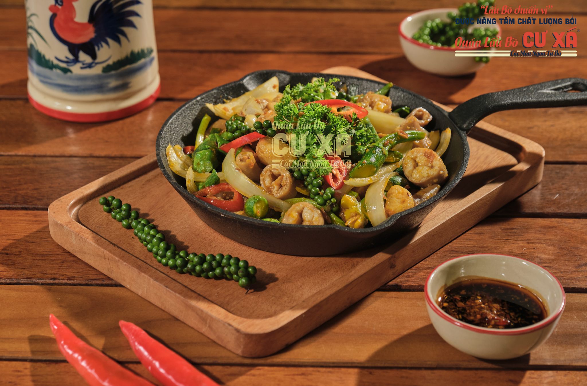 Lòng Bò, Tổ Ong Xào Nụ Bí