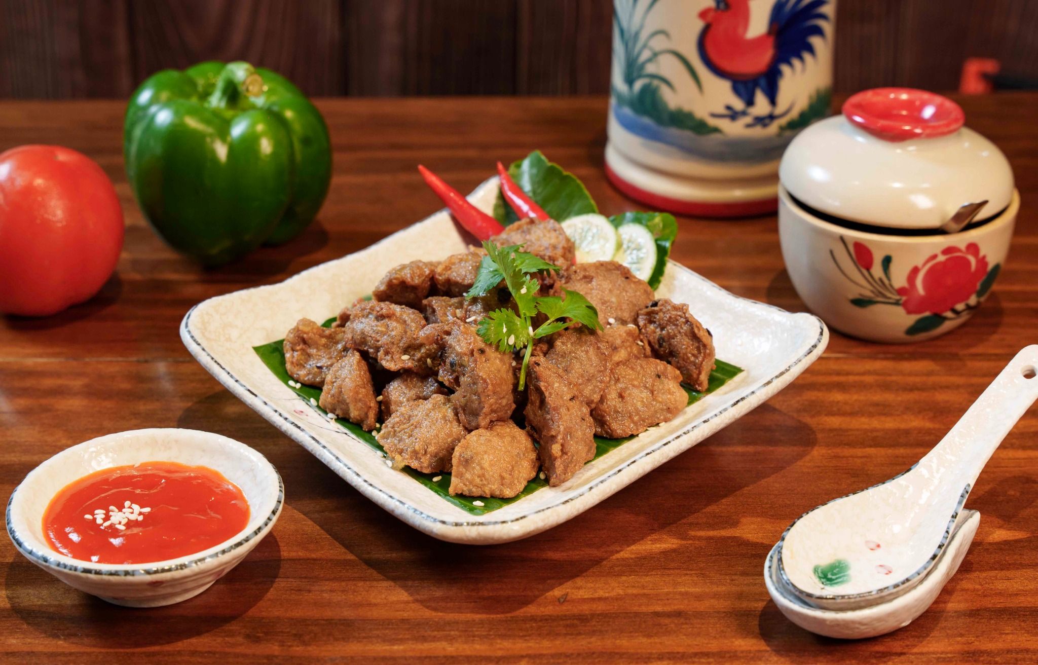 Bò Viên Gân Chiên