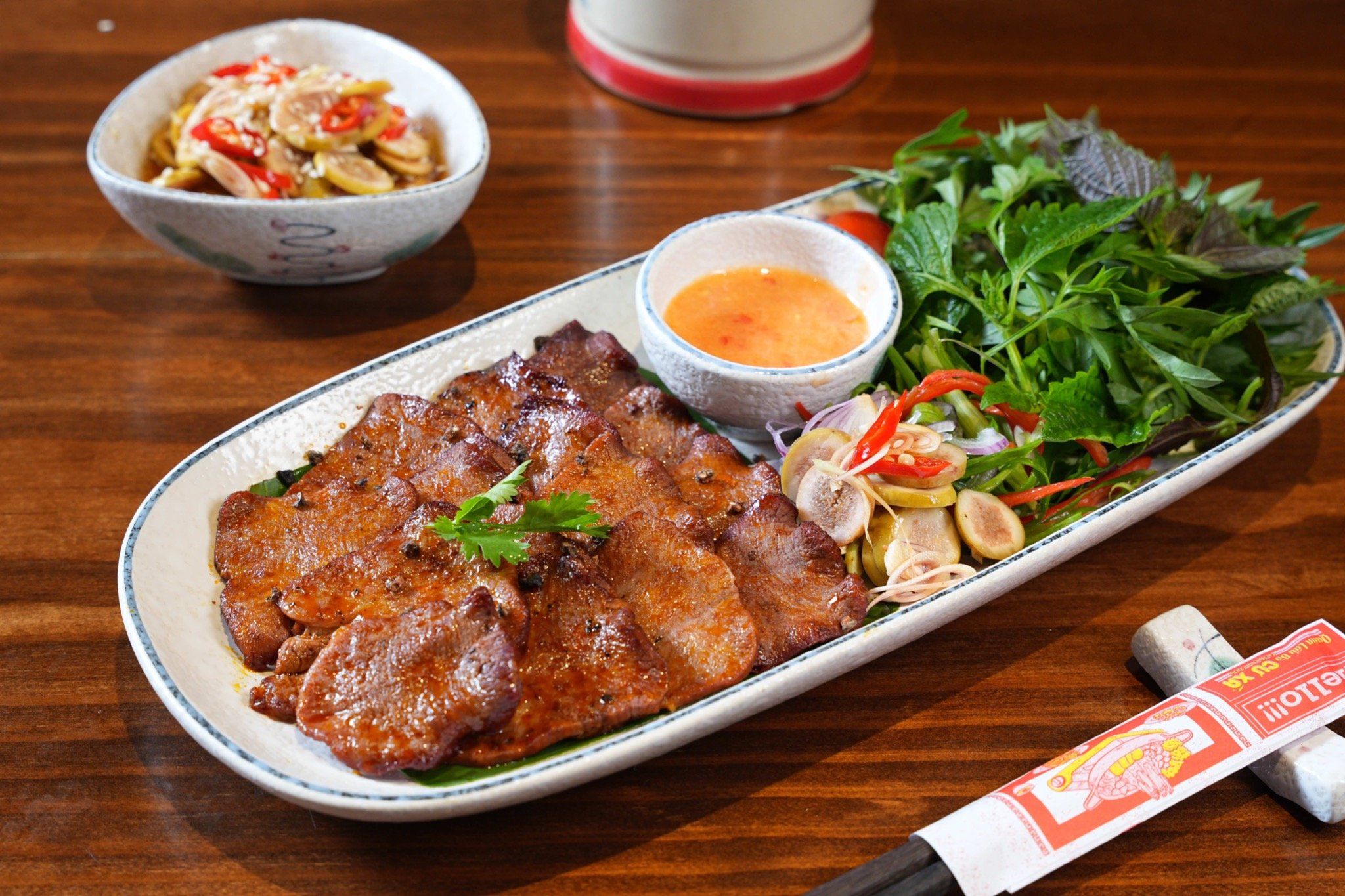 Lõi Lưỡi Bò Tơ Nướng Tiêu Lốp