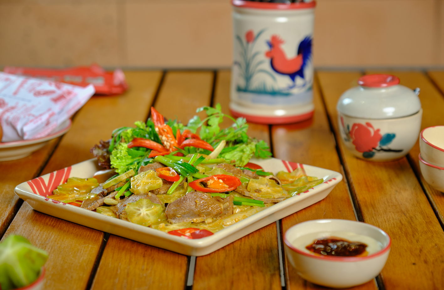 Lưỡi Bò Xào Khế