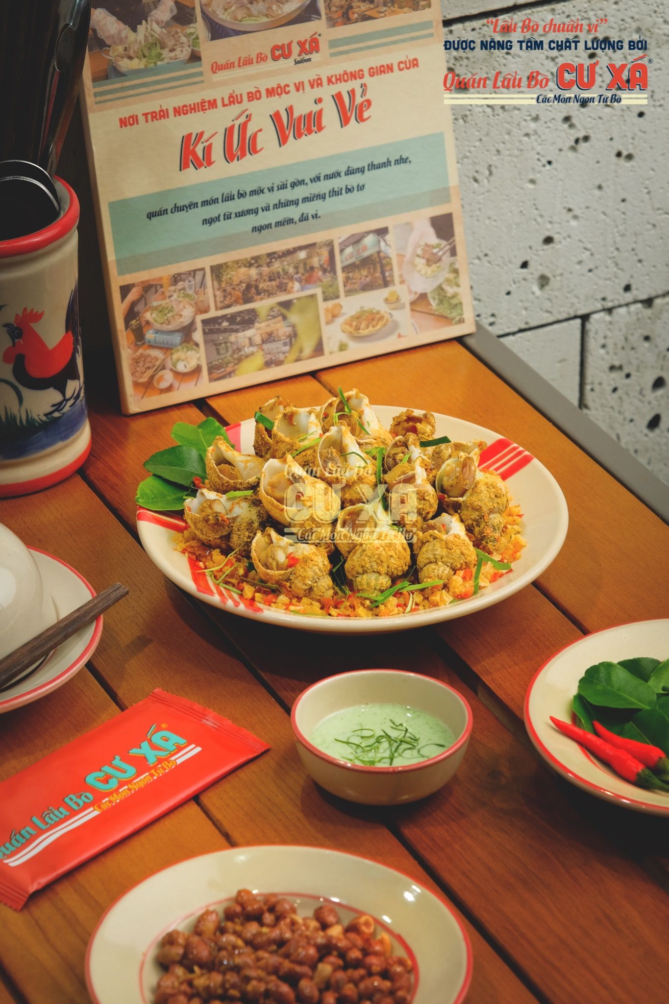 Ốc Bulot Pháp Rang Muối