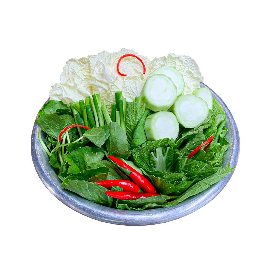Rau lẩu bò thêm đóng gói