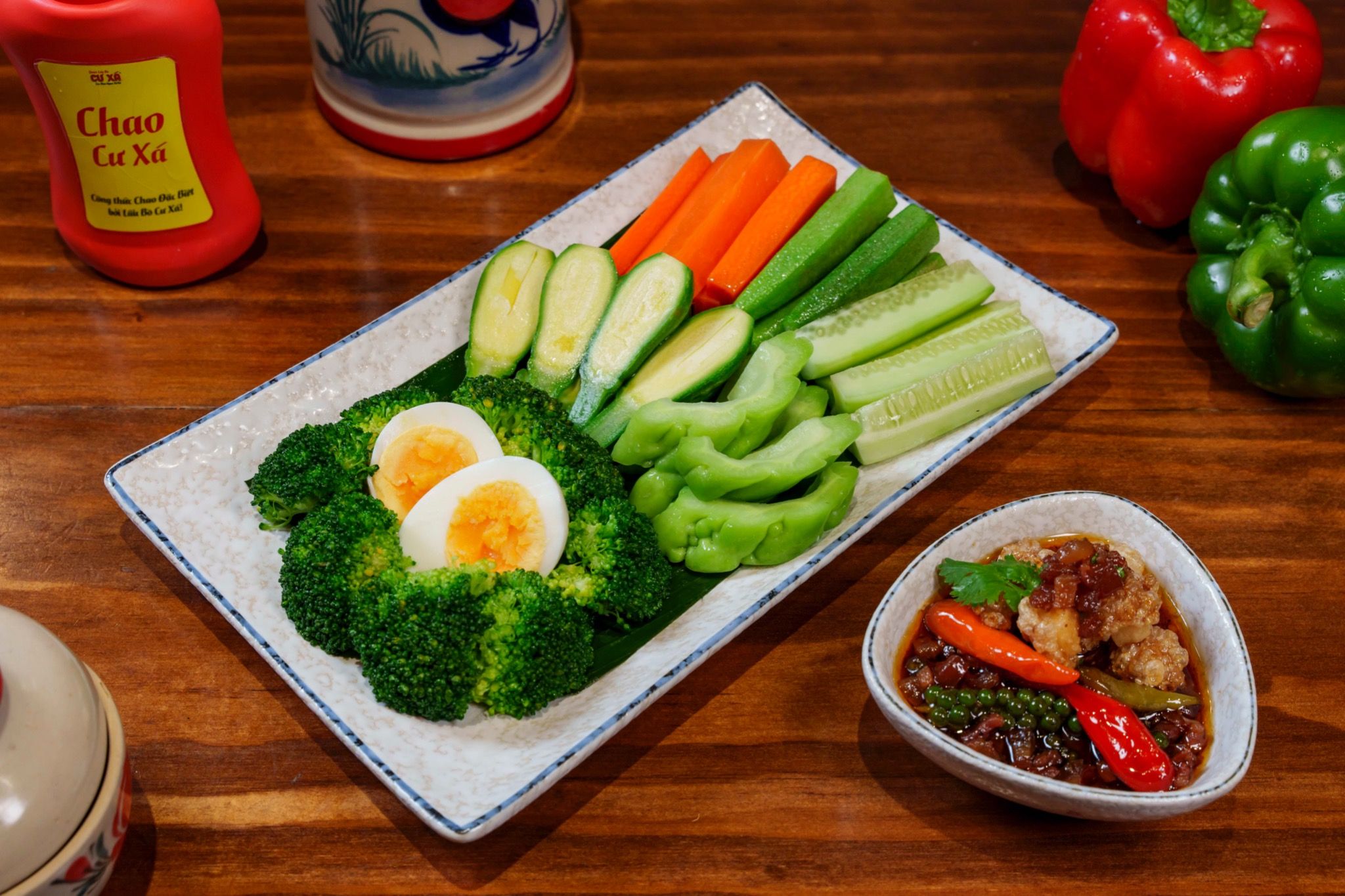 Rau Củ Hấp Chấm Kho Quẹt