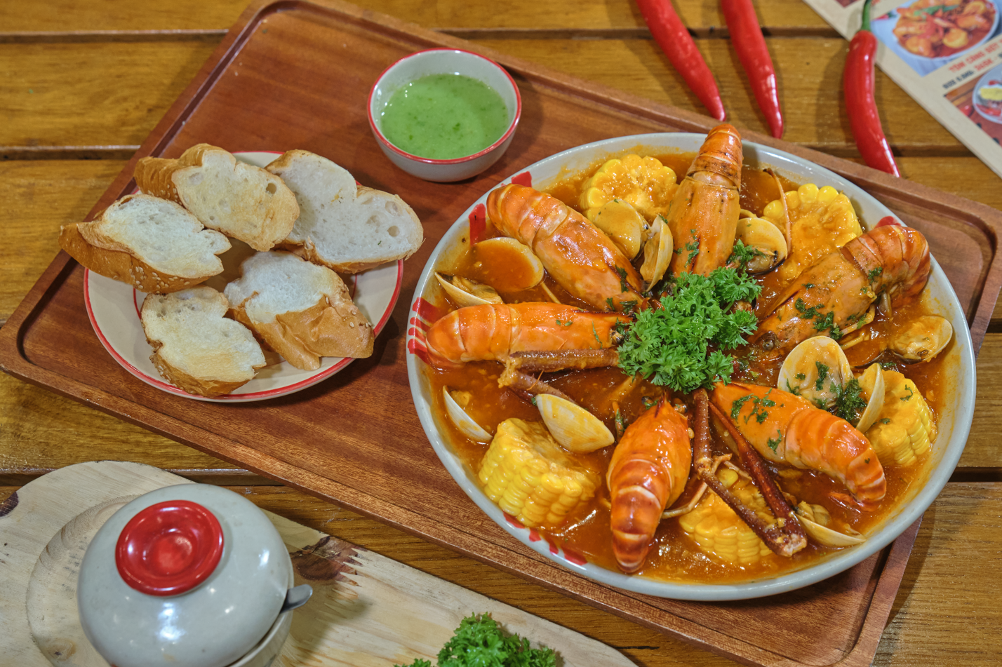 Tôm Càng Sốt Toca Nghêu Biển Size 1 Kg