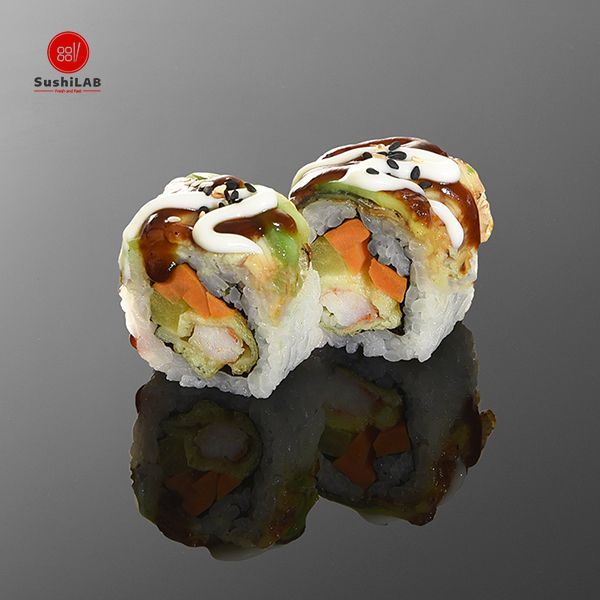 C7 tôm tempura phủ lươn nướng- 8 pcs